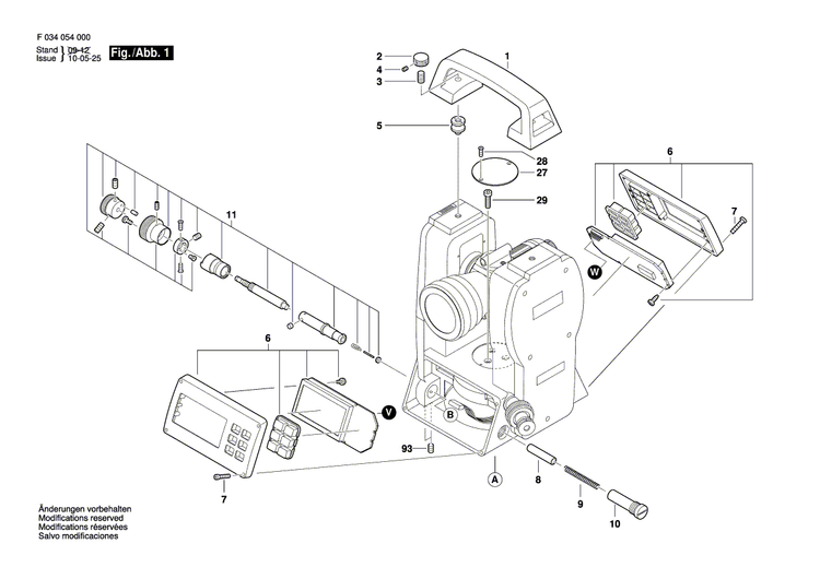 New Genuine Bosch 2610A06078 Optical level