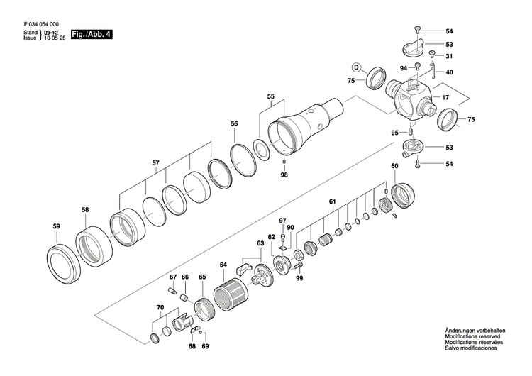 New Genuine Bosch 2610A06079 Washer