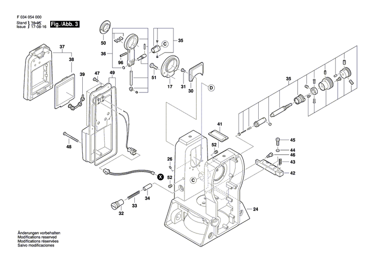 New Genuine Bosch 2610A06153 Cover