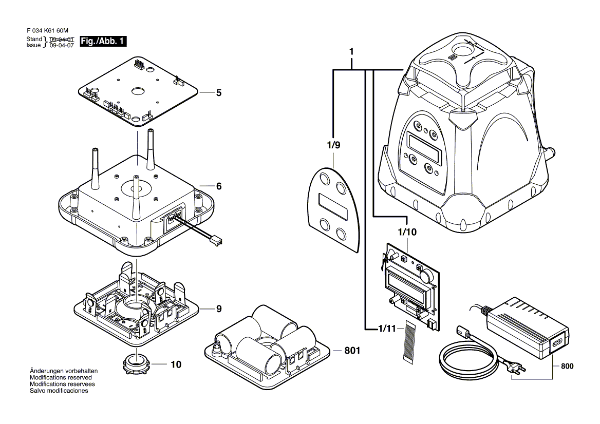 New Genuine Bosch 2610A06957 Chassis