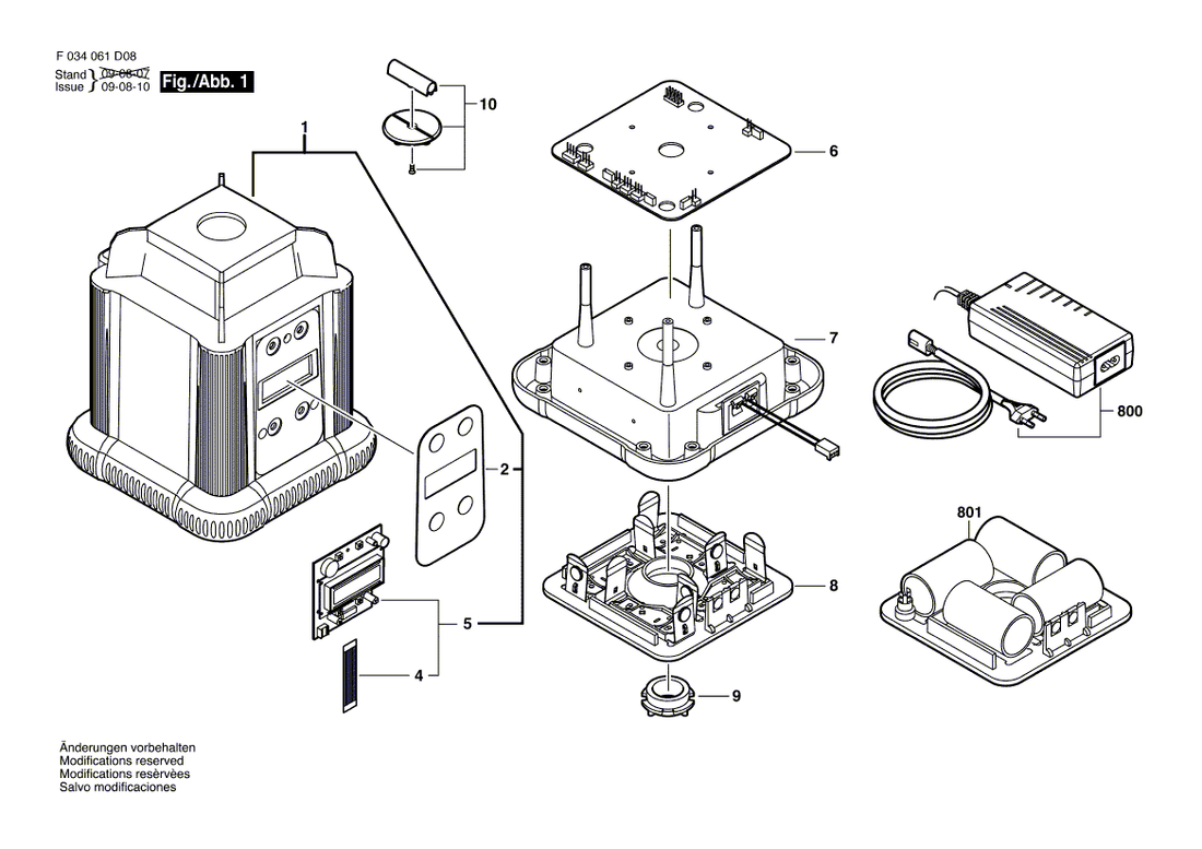New Genuine Bosch 2610A06973 Laser module
