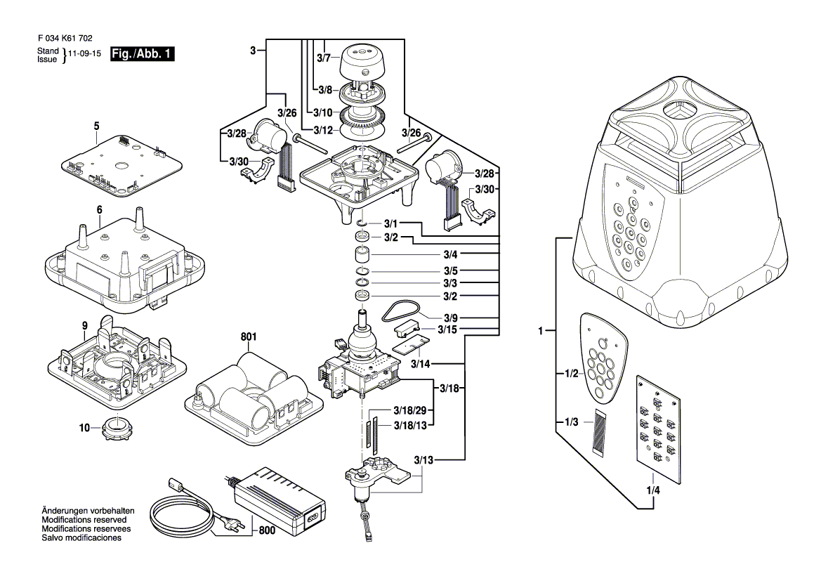New Genuine Bosch 2610A06989 Battery Housing