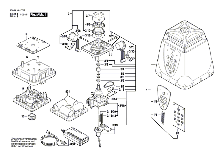 New Genuine Bosch 2610A06989 Battery Housing