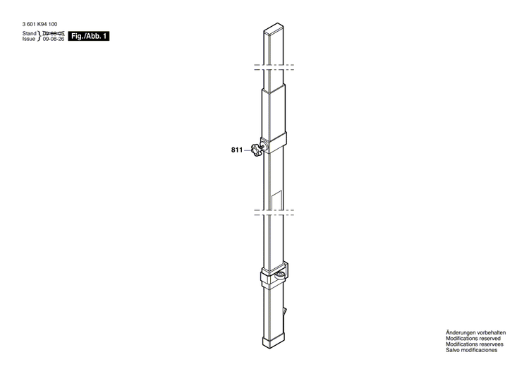 New Genuine Bosch 2610A07020 Screw