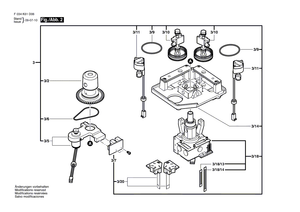 New Genuine Bosch 2610A07197 Motor