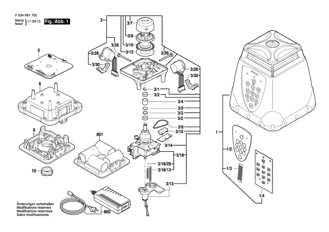New Genuine Bosch 2610A07218 Button