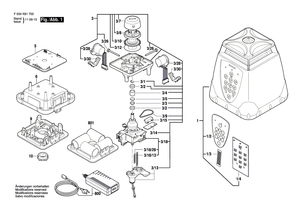 New Genuine Bosch 2610A07218 Button