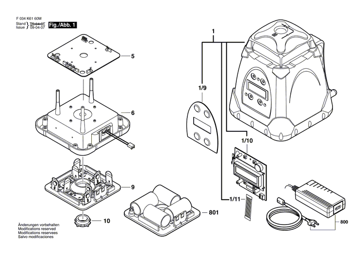 New Genuine Bosch 2610A07368 Housing