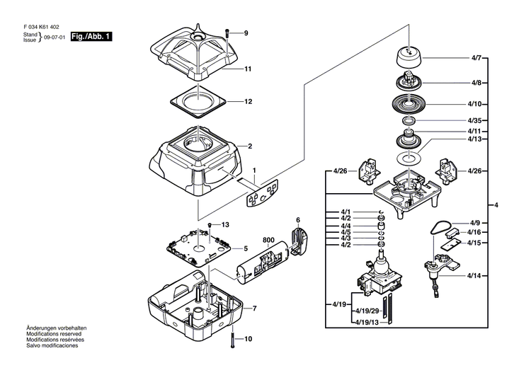 New Genuine Bosch 2610A07589 Bearing