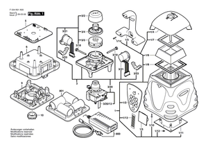 New Genuine Bosch 2610A07750 Keyboard