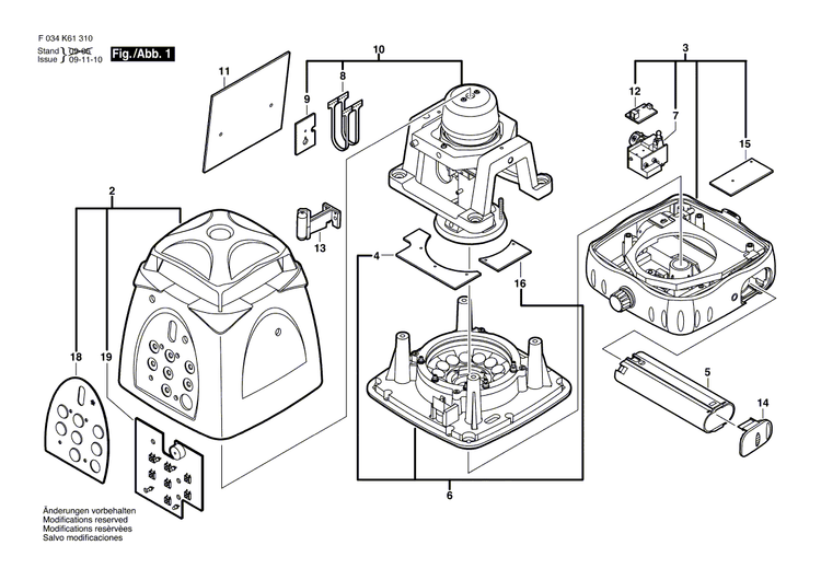 New Genuine Bosch 2610A08080 Housing