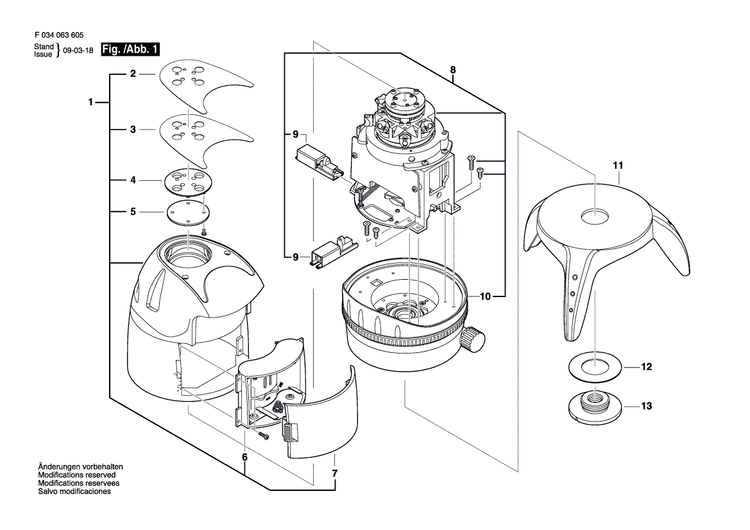 New Genuine Bosch 2610A08223 Cover