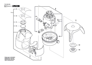 New Genuine Bosch 2610A08228 Adhesive Label