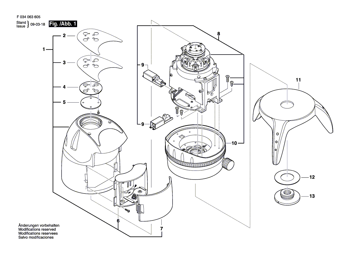New Genuine Bosch 2610A08236 Housing Base