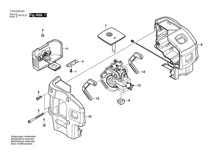 New Genuine Bosch 2610A08332 Housing Assembly