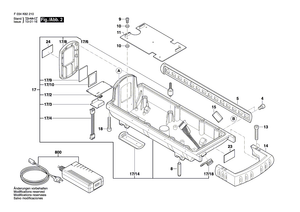 New Genuine Bosch 2610A08738 Handle