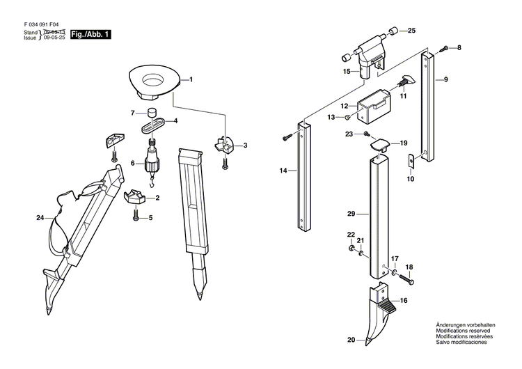 New Genuine Bosch 2610A09013 Screw
