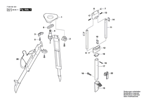 New Genuine Bosch 2610A09267 Stop Bracket