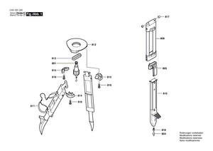 New Genuine Bosch 2610A09316 Lock Bolt