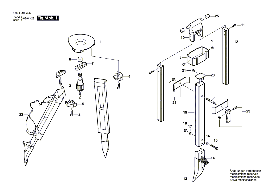 New Genuine Bosch 2610A09430 Hinge