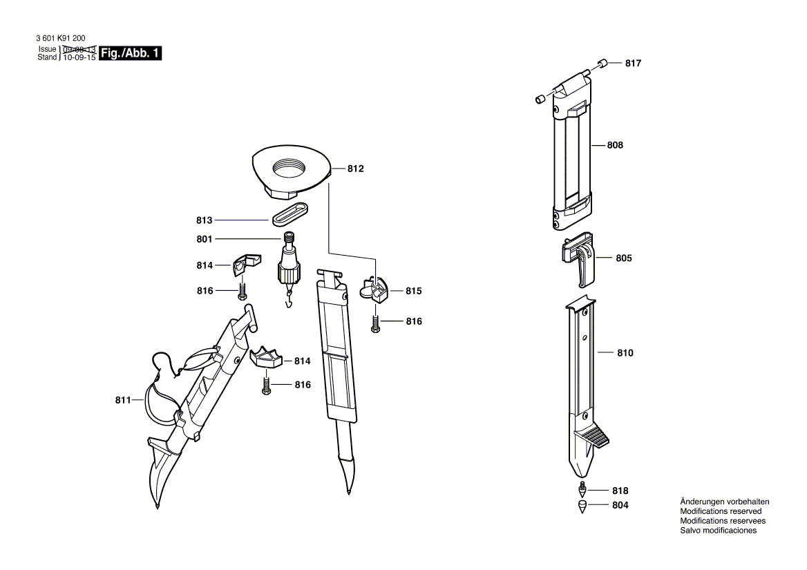 New Genuine Bosch 2610A09492 Head