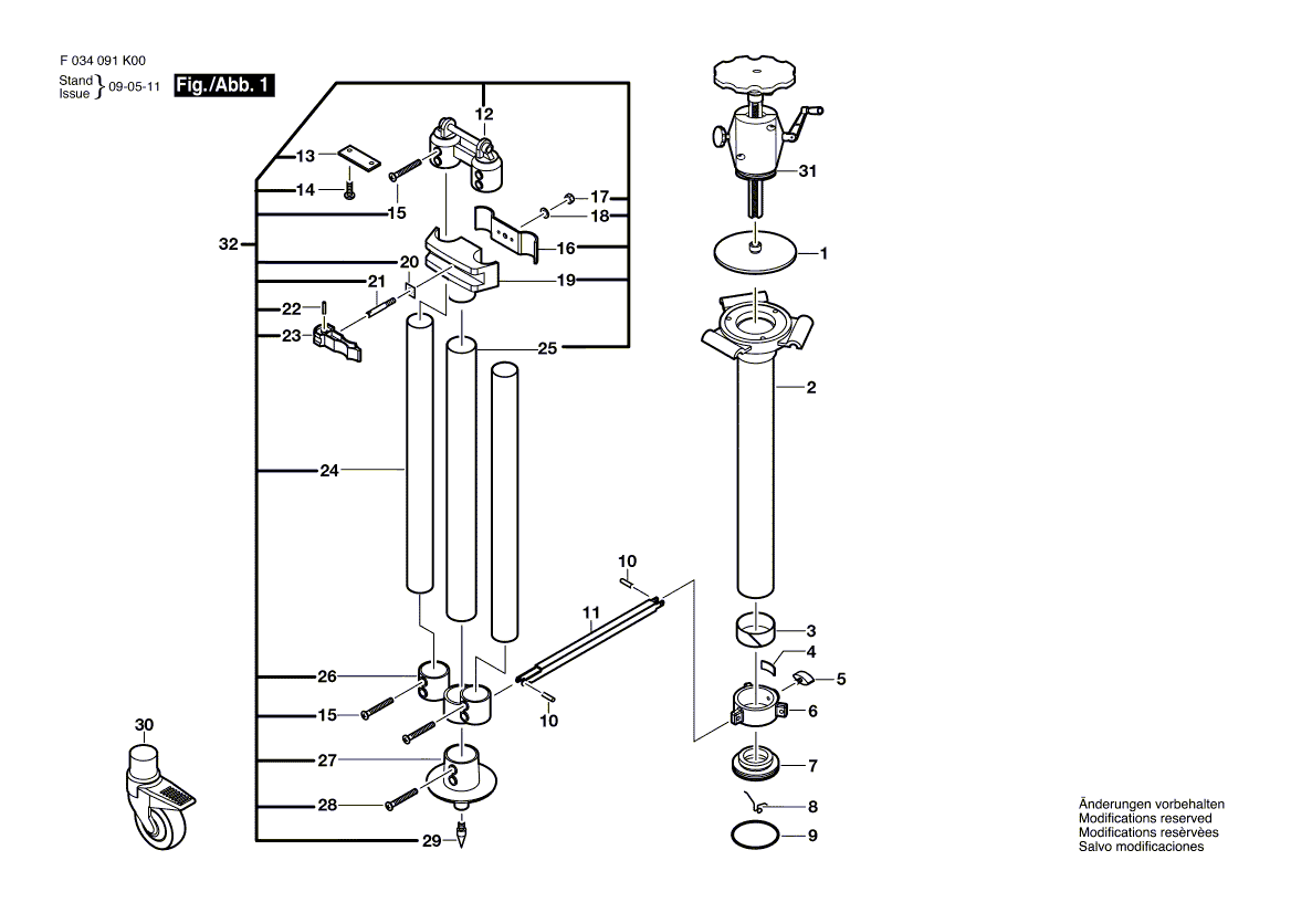 New Genuine Bosch 2610A09549 Strut