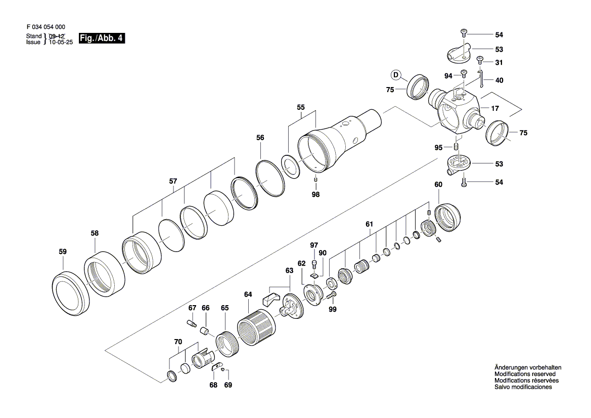 New Genuine Bosch 2610A09731 Screw