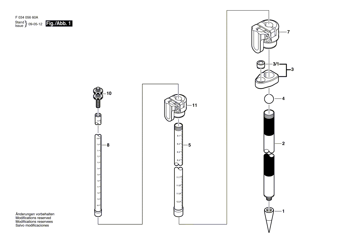 New Genuine Bosch 2610A10357 Ball