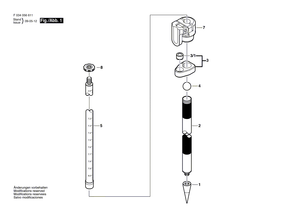 New Genuine Bosch 2610A10366 Bubble Level