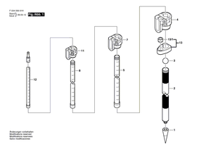 New Genuine Bosch 2610A10507 locking assembly