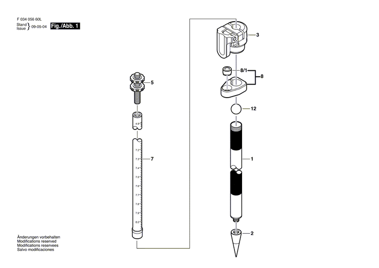 New Genuine Bosch 2610A10534 Adjusting Screw