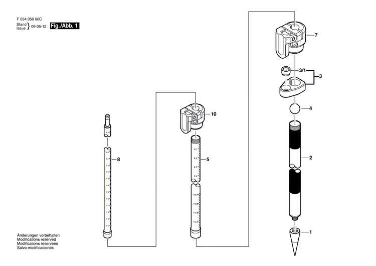 New Genuine Bosch 2610A10620 Bubble