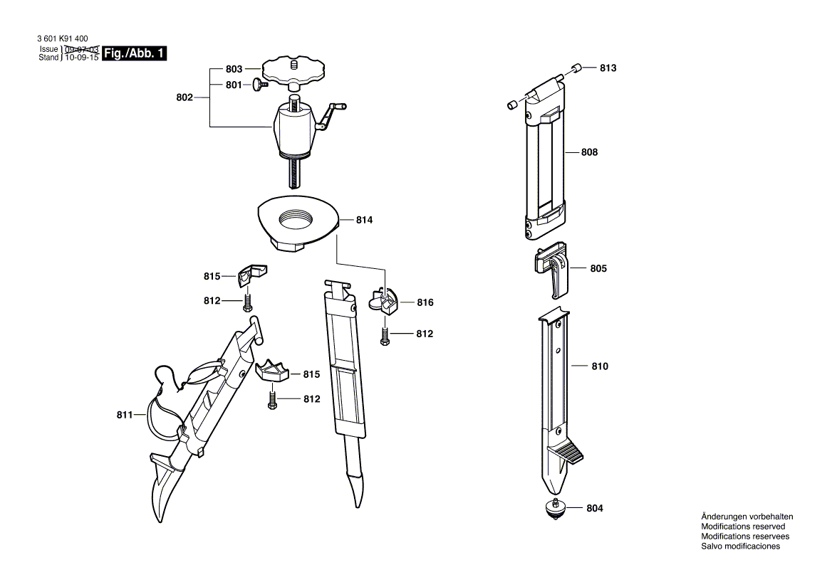 New Genuine Bosch 2610A11966 Supporting foot