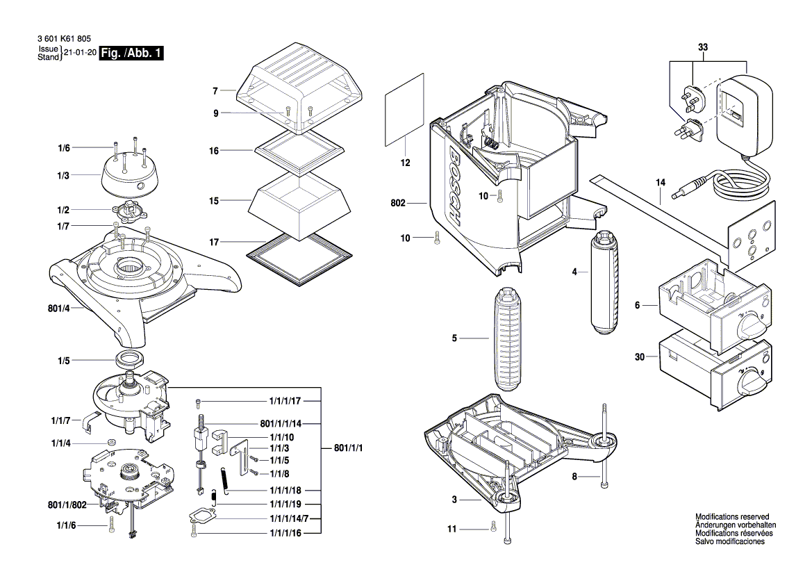 New Genuine Bosch 2610A12327 Battery box assembly