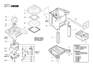 New Genuine Bosch 2610A12464 Handle