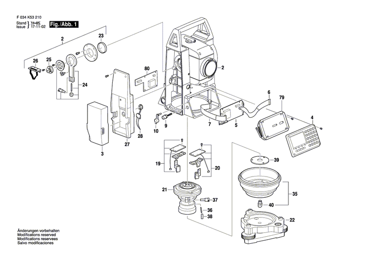 New Genuine Bosch 2610A13485 Optics assembly