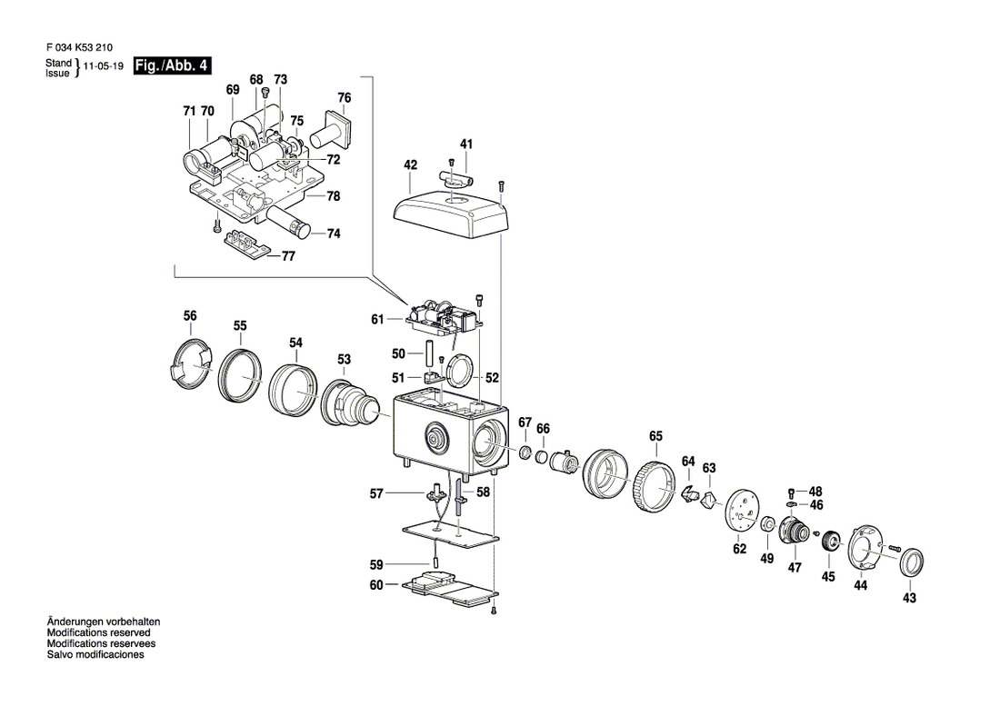 New Genuine Bosch 2610A13498 Base