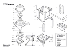 New Genuine Bosch 2610A13610 Nameplate