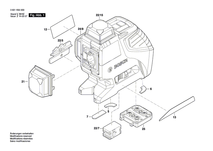 New Genuine Bosch 2610A14334 Type Label