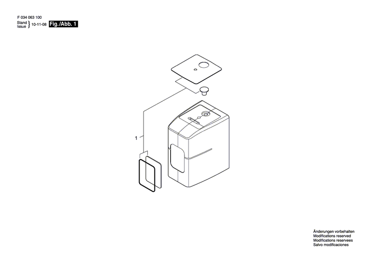 New Genuine Bosch 2610A14399 Window