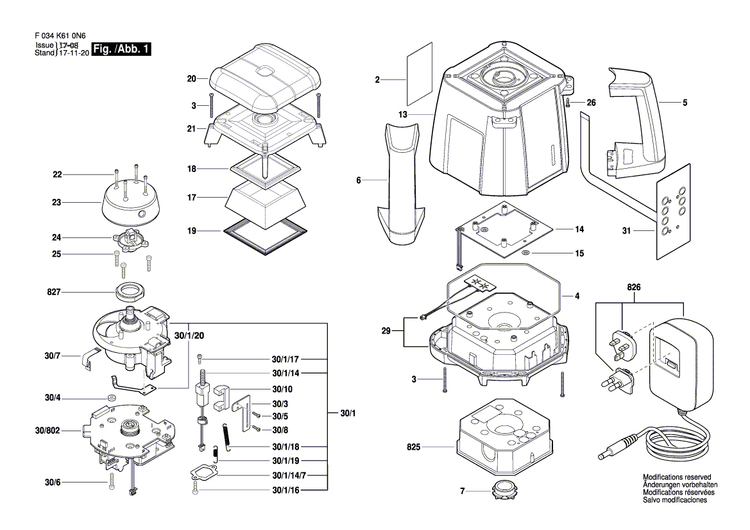 New Genuine Bosch 2610A14598 Rotating Beacon