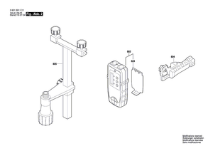 New Genuine Bosch 2610A14830 Clamp Bracket
