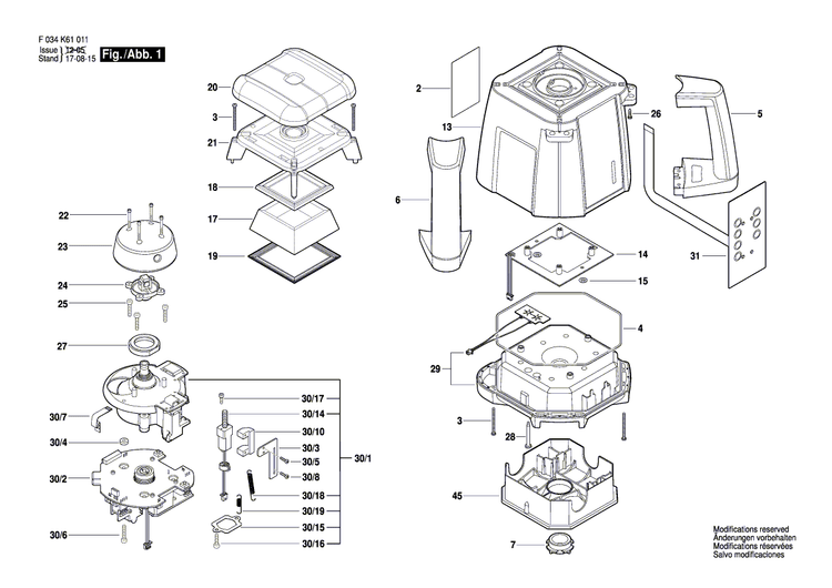 New Genuine Bosch 2610A14922 Housing