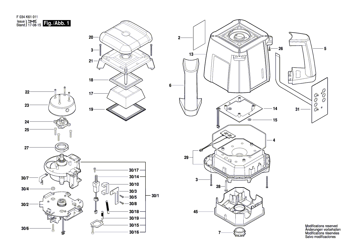 New Genuine Bosch 2610A14925 Cage