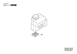 New Genuine Bosch 2610A15390 Battery Cover
