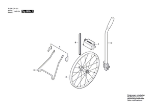 New Genuine Bosch 2610A15770 Wheel