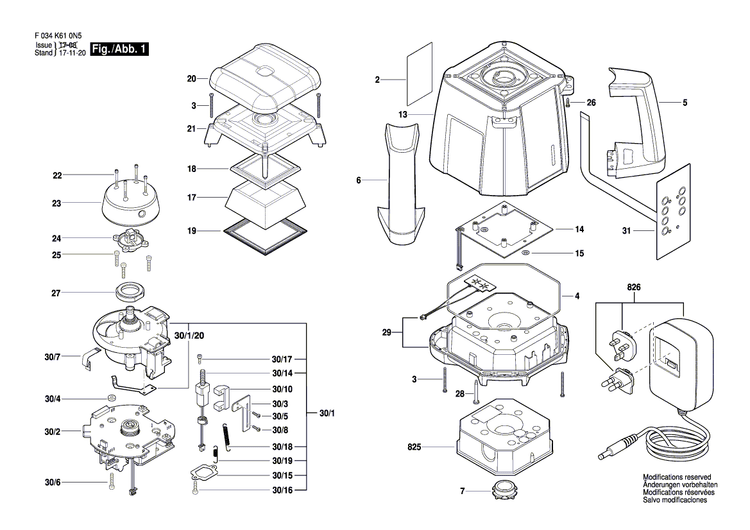 New Genuine Bosch 2610A15785 Assembly