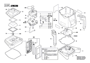 New Genuine Bosch 2610A15888 Adhesive Label