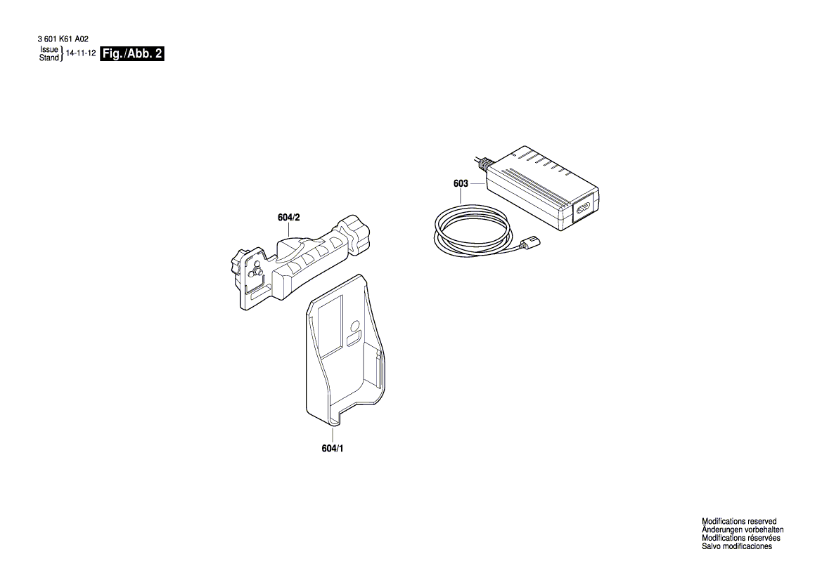 New Genuine Bosch 2610A15889 Adhesive Label