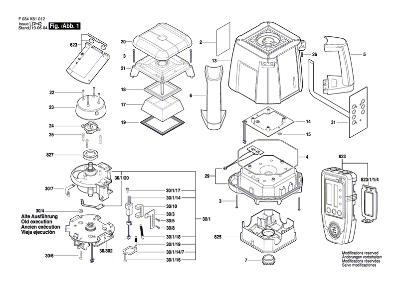 New Genuine Bosch 2610A16752 Receiver